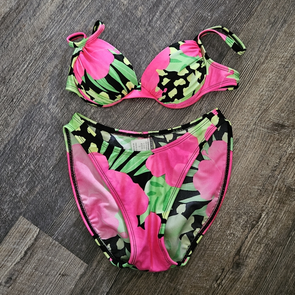 La blanca vintage rare bikini set